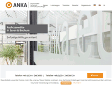 Tablet Screenshot of anka.eu